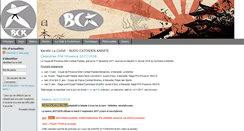 Desktop Screenshot of bckarate.fr